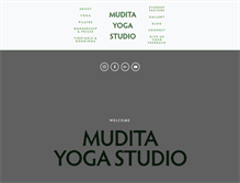 Tablet Screenshot of muditayogastudio.com